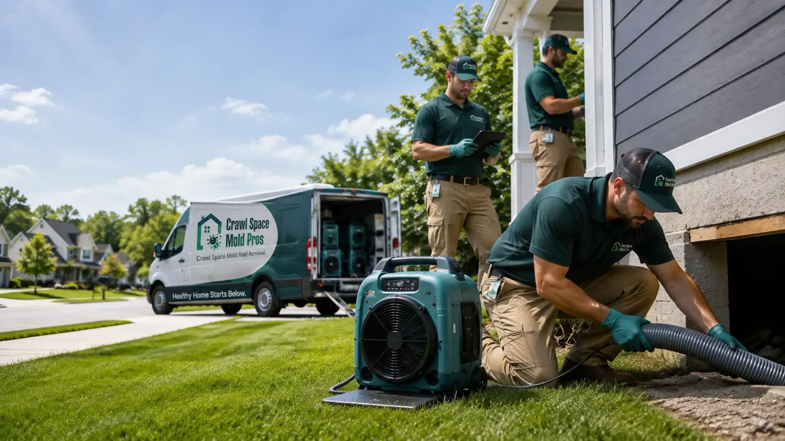 Crawl Space Mold Removal in Woodburn, OR